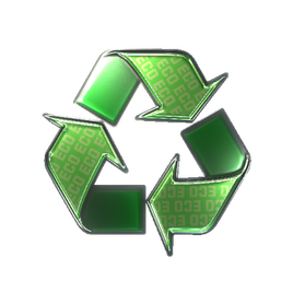 Наклейка | Забота о природе (металлическая)